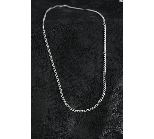 316L Çelik İnce Klasik Zincir Model Gümüş Renk Erkek Kolye - TJ-ERK1397