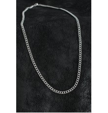 316L Çelik Kalın Zincir Model Gümüş Renk Erkek Kolye - TJ-ERK1400