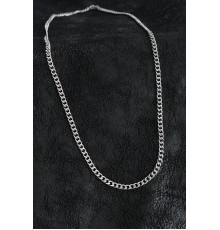 316L Çelik Klasik Zincir Model Gümüş Renk Erkek Kolye - TJ-ERK1403