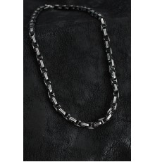 316L Çelik Kral Zincir Model Gümüş Renk Erkek Kolye - TJ-ERK1405