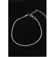 316L Çelik Oval İtalyan Model Gümüş Renk Erkek Bileklik - TJ-EB3739