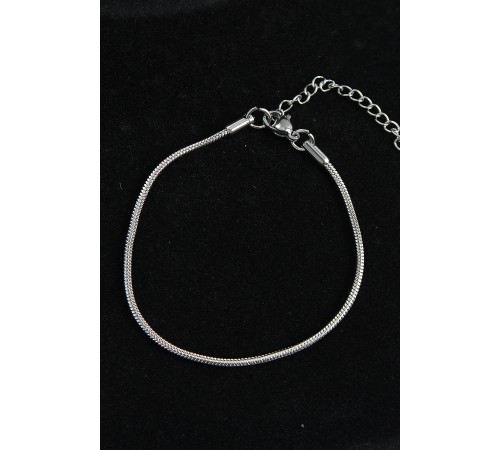 316L Çelik Oval İtalyan Model Gümüş Renk Erkek Bileklik - TJ-EB3739