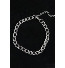 316L Çelik Kalın Klasik Model Gümüş Renk Erkek Bileklik - TJ-EB3741