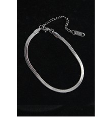 316L Çelik İtalyan Model Gümüş Renk Erkek Bileklik - TJ-EB3743