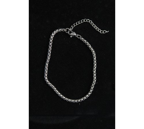 316L Çelik Örgü Model Gümüş Renk Erkek Bileklik - TJ-EB3744