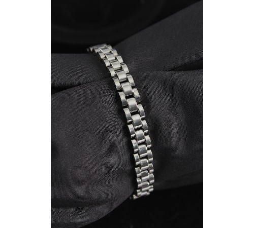 316L Çelik Kordon Model Gümüş Renk Erkek Bileklik - TJ-EB3753