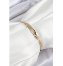 Pirinç Dikdörtgen Model Gold Renk Xuping Bebek Künyesi - TJ-BB7434