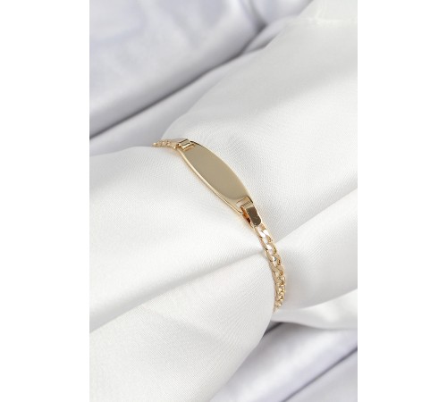 Pirinç Oval Model Gold Renk Xuping Bebek Künyesi - TJ-BB7435