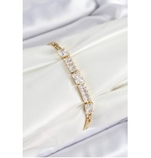 Xuping Pirinç Parçalı Su Yolu Model Gold Renk Kadın Bileklik - TJ-BB7482