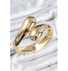 Pirinç Sarmal Model Gold Renk Kadın Kelepçe - TJ-BB7564