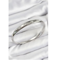 Pirinç Zirkon Taşlı Kutup Yıldızı Model Gümüş Renk Kadın Kelepçe - TJ-BB7571