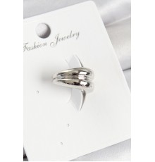 Pirinç Halka Model Gümüş Renk Sağ Kıkırdak Küpe - TJ-BKP11005