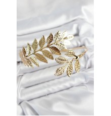 Pirinç Yaprak Model Gold Renk Pazu Bileklik - TJ-BB7651