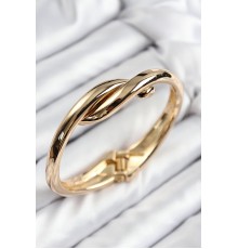 Pirinç Düğüm Model Gold Renk Kadın Kelepçe - TJ-BB7715