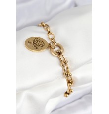 316L Çelik Tifany Ağaç Model Gold Renk Kadın Bileklik - TJ-BB7776