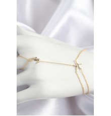 Pirinç Zirkon Taşlı Deniz Atı Ve Yıldız Model Gold Renk Şahmeran - TJ-SN713