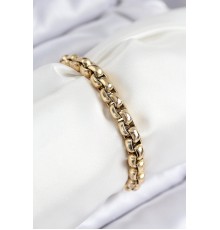 316L Çelik Halat Zincir Model Gold Renk Kadın Bileklik - TJ-BB7830