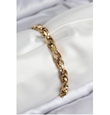 316L Çelik Örgü Model Gold Renk Kadın Bileklik - TJ-BB7833