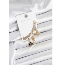 Pirinç Gold Renk Kadın Set Küpe - TJ-BKP11217