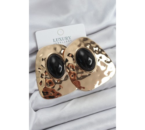 Pirinç Gold Renk Vintage Kadın Küpe - TJ-BKP11223