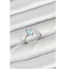 Pirinç Gümüş Renk Model Kadın Yüzük - TJ-BYK3865