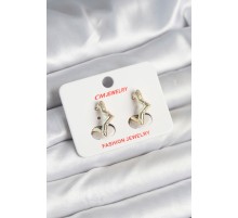 Pirinç Gold Renk Yıldız Model Kadın Küpe - TJ-BKP11243