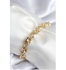 Pirinç Gold Renk Zincir Model Kadın Bileklik - TJ-BB7959