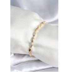 Pirinç Gold Renk Damla Model Kadın Bileklik - TJ-BB7961