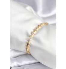 Pirinç Gold Renk Yıldız Model Kadın Bileklik - TJ-BB7968