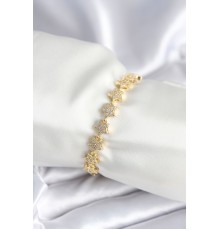 Pirinç Gold Renk Yıldız Model Kadın Bileklik - TJ-BB7980