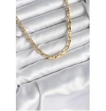 Pirinç Gold Renk 60 cm Zincir Kadın Kolye - TJ-BKO10600