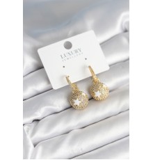 Top Yıldız Model Zirkon Taşlı Kadın Küpe - TJ-BKP11316
