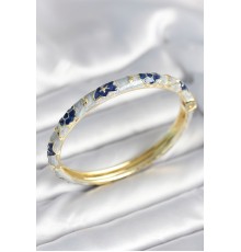 Mavi Renk Detaylı Mineli Kelepçe - TJ-BB8010