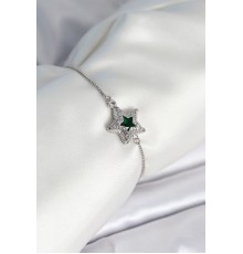 Yıldız Model Asansörlü Gümüş Renk Kadın Bileklik - TJ-BB8014