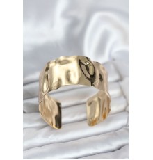 Pirinç Gold Renk Levha Model Kadın Bileklik - TJ-BB8061