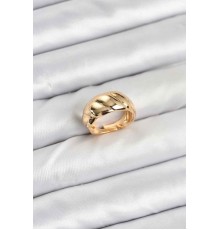 Gold Renk Bombeli Sarmal Yüzük - TJ-BYK3908