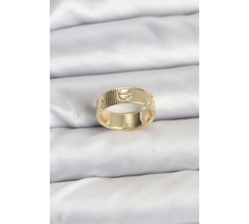 Gold Renk Model Kadın Yüzük - TJ-BYK3910