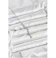 316L Çelik Zincir Gümüş Renk Kutup Yıldızı Model Kadın Kolye - TJ-BKO10665