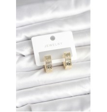 Pirinç Gold Renk Halka Kadın Küpe - TJ-BKP11381