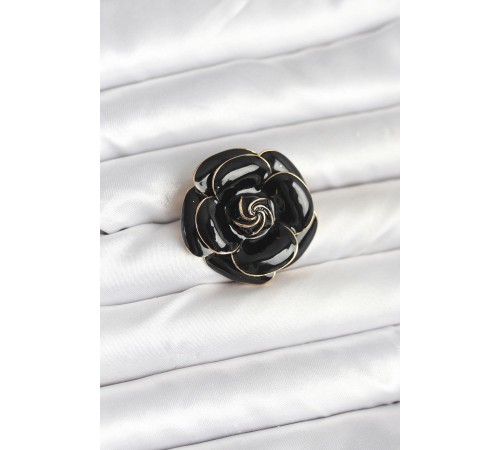 Siyah Gül Model Broş - TJ-BR457