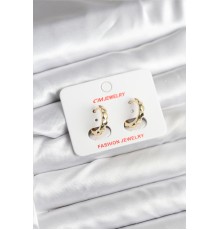 14K Gold Renk Kaplama CM Kadın Küpe - TJ-BKP11404