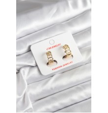 14K Gold Renk Kaplama Samanyolu Model CM Kadın Küpe - TJ-BKP11406