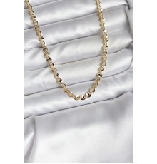 14K Gold Renk Kaplama Zincir Model CM Kadın Kolye - TJ-BKO10738