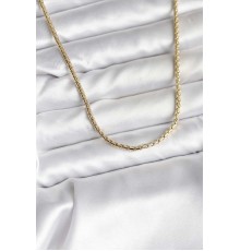 14K Gold Renk Kaplama Zincir Model CM Kadın Kolye - TJ-BKO10742