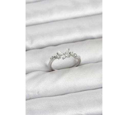 Model Gümüş Renk Pirinç Kadın Yüzük - TJ-BYK3920