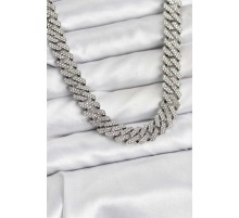 Pirinç Cuba Chain Gurmet Model Kolye - TJ-BKO10809