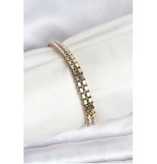 316L Çelik Gold Renk Kadın Bileklik - TJ-BB8151