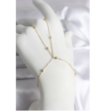 316L Çelik Gold Renk Topçuk Zincir Model Kadın Şahmeran - TJ-SN728