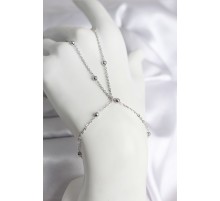 316L Çelik Gümüş Renk Topçuk Zincir Model Kadın Şahmeran - TJ-SN729