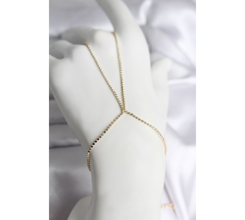 316L Çelik Gold Renk Ezme Zincir Model Kadın Şahmeran - TJ-SN730